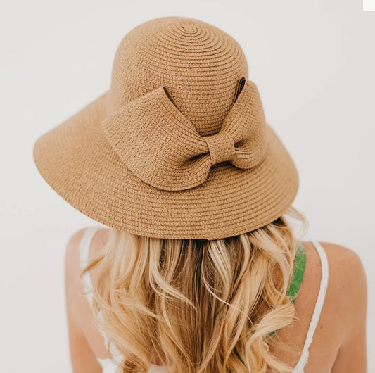 Bow Straw Sun Hat